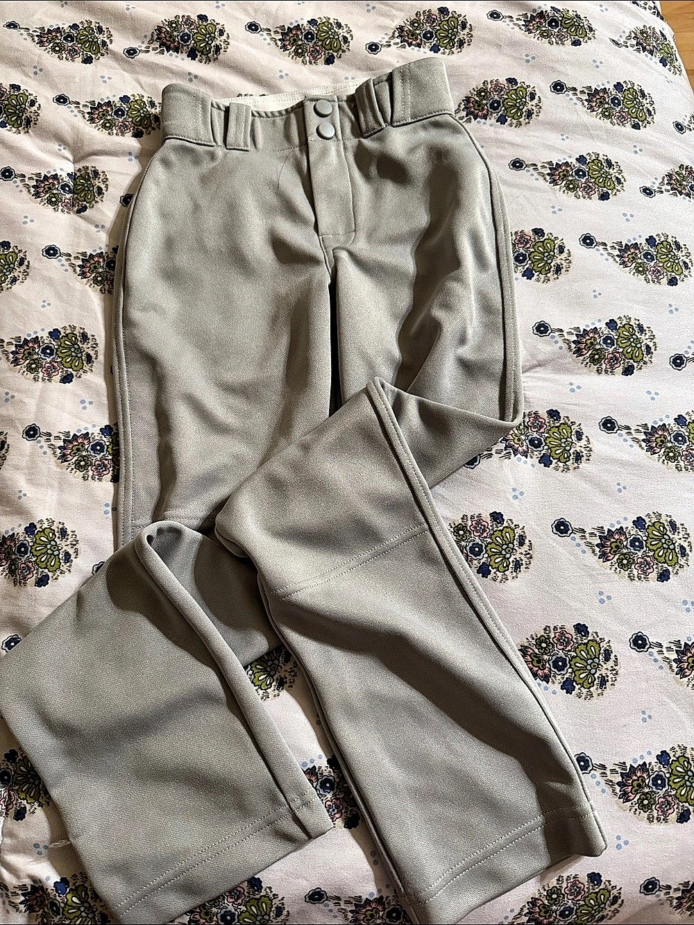Easton Youth Baseball Pants Gray YXS